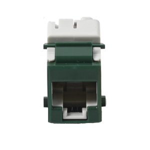 Jack Ultramax Cat6, UTP, Tipo Keystone, Color Verde, Punch Down