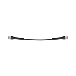 UniFi Ethernet Patch Cable Cat6 de 22 cm (8.66 pulgadas), Color Negro