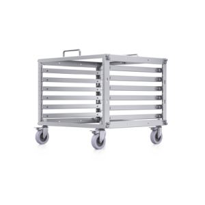 Rack Abierto 6U Compacto y Apilable sin Herramientas para Equipos UniFi, Ensamblaje Toolless, Ruedas con Seguro y Expansión a 12U con Kit de Apilado