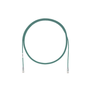 Cable de Parcheo TX6, UTP Cat6, Diámetro Reducido (28AWG), Color Verde, 3.05 Metros (10 Pies)