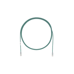 Cable de Parcheo TX6, UTP Cat6, Diámetro Reducido (28AWG), Color Verde, 0.91 Metros (3 Pies)