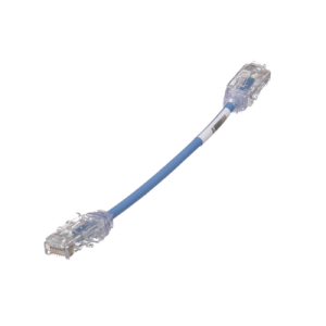 Cable de Parcheo TX6, UTP Cat6, Diámetro Reducido (28AWG), Color Azul, 15.2 cm (6 pulgadas)