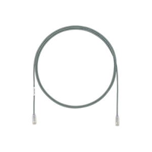 Cable de Parcheo UTP Cat6A, CM/LSZH, Diámetro Reducido (28AWG), Color Gris, 1.52 Metros (5 Pies)