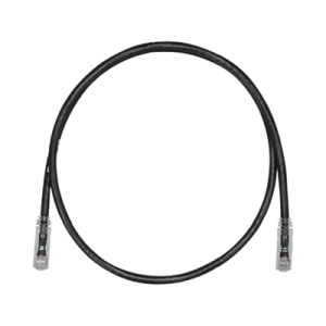 Cable de Parcheo TX6, UTP Cat6, 24 AWG, CM, Color Negro, 0.91 Metros (3 Pies)