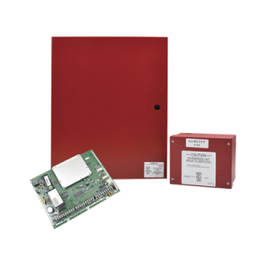 Panel Hibrido de incendio e intrusión, soporta tres métodos de expansión, cableada, inalámbrica y Vplex dos particiones de 8 a 128 zonas