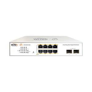 Switch Administrable PoE / 8 puertos PoE af/at Gigabit / 2 x SFP Gigabit / Administración Cloud Gratuita / Presupuesto 120 W