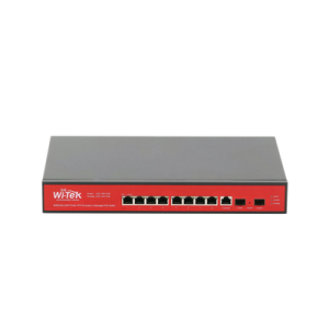 Switch Administrable Capa 2 de 8 puertos 10/100/1000 PoEaf/at + 2 x SFP Gigabit, con respaldo para energía solar