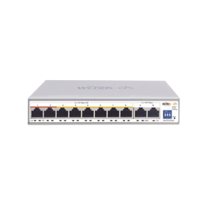 Switch PoE No administrable / PoE de Largo Alcance Hasta 250m / 8 Puertos PoE 10/100Mbps (Puerto 1 Hasta 60W, Puertos 2 al 8 Hasta 30W) + 2 Puertos Gigabit Uplink / Presupuesto 120 W / Plug and Play