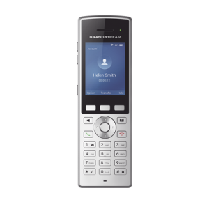 Teléfono WiFi portátil empresarial con 2 lineas y cuentas SIP, Bluetooth y botón Push-to-talk
