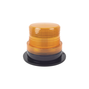 Burbuja brillante de Larga Vida Útil con 8 LEDs, color ámbar, domo ámbar, 12Vcd