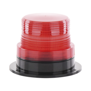 Burbuja Brillante de Larga Vida Útil, con 8 LEDs Color Rojo, Domo Rojo, 110 Vca
