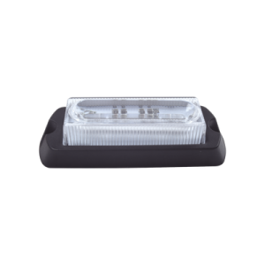 Luz Auxiliar Ultra Brillante X13 de 4 LEDs, Color Claro, con mica transparente