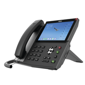 Teléfono IP Android Empresarial para 20 lineas SIP, pantalla táctil, Wi-Fi y Bluetooth, PoE, hasta 112 botones DSS, puertos Gigabit, soporta recepción de video.