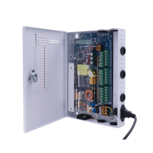 Fuente PREMIUM / 11-15 V / 18 canales / 20 A / Alta tecnología en seguridad / Doble ventilador / Hasta 1.8 Amperes por Salida / Filtro de ruido por canal / Diseño de alta gama.