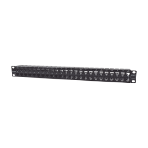Patch Panel UTP Z-MAX de 48 Puertos, Precargado con Jacks Categoría 6, Plano, 1UR
