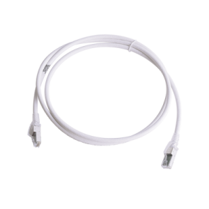 Patch Cord Z-MAX Cat6A S/FTP, CM/LS0H, 1.52 Metros (5 Pies), Color Blanco, Versión Bulk (Sin Empaque Individual)