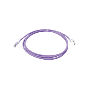 Patch Cord Z-MAX Cat6A S/FTP, CM/LS0H, 2.13 Metros (7 Pies), Color Violeta, Versión Bulk