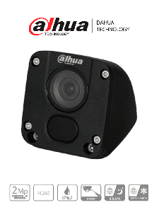 DAHUA DH-IPC-MW1230DN-HM12 - Cámara móvil IP, Tipo: cubo, Resolución: 1080p, Lente de 2.8mm, Apertura de 115°, IR de 30 metros, Grado de protección IP67, Material metálico