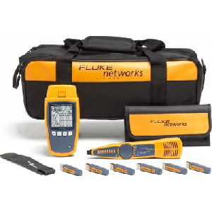 Kit Profesional de Verificador de Red MicroScanner PoE, para Comprobación de Redes de Voz, Datos, Video y PoE 802.3af, at, bt y UPOE, con Pantalla LCD Retroiluminada