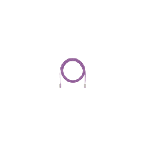 Cable de Parcheo TX6, UTP Cat6, Diámetro Reducido (28AWG), Color Violeta, 20.2 cm (8 Pulgadas)