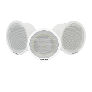 Kit Altavoz principal y 2 bocinas secundarias, solo alimenta la principal | Bluetooth | Hik-Connect | Musical Ambiental | Voceo | Calendarización de audios