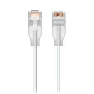 Patchcord UniFi Etherlighting? de 2 Metros (6.56 Pies), hasta 10G / Soporta hasta PoE+++ / Conector RJ45 Transparente para Mejores Efectos de Luz con Switches USW PRO MAX