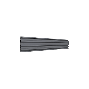 Accesorio_ Riel de Aluminio con Longitud 1750 mm | Ancho 120 mm| Espesor 9 mm | Incluye Tapas y Tornillos | Compatible con estructura para Videowall | Diseño Modular