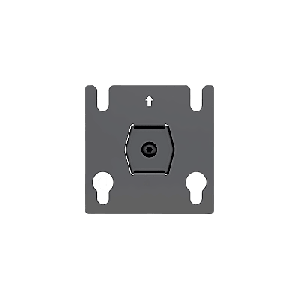 Accesorio_ Placa Adaptadora para Panel LED 30 x 15 mm | Incluye Tornillos y Tuercas | Dimensiones 70 x 90 x 2.5 mm | Diámetro de Perforación 8.5 mm | Facilita Instalación de Paneles LED
