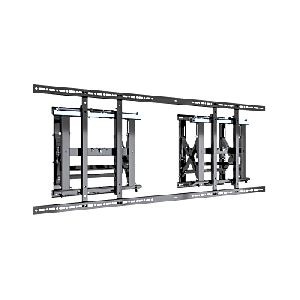 Soporte Estructural Modular para Pantallas | Altura Ajustable de 200 mm a 1600 mm | Ancho 600 mm | Profundidad 134 mm a 300 mm | Diseño Metálico| Compatible con Diferentes Tamaños de Pantallas |Soporta Formato Horizontal y Vertical.