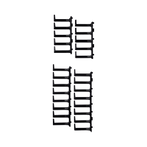 Kit de Dedos Para Administración de Cables en Gabinetes FlexFusion™, de 42 o 45 UR, Dedos de 100 mm de Longitud, Color Negro