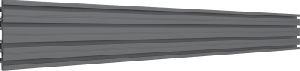 RIEL DE MONTAJE PARA SOPORTE DE VIDEOWALL LED DE 125CM FABRICADO EN ALUMINIO