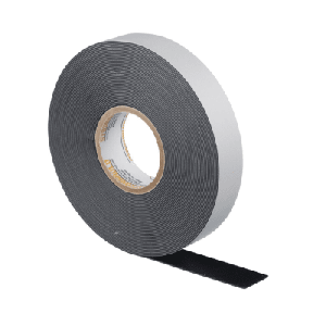 Cinta Eléctrica STRONGHOLD para Aislar de Caucho EPR, Autofusionable, Uso Industrial en Uniones de Alto Voltaje y Temperatura, Grosor 0.76mm (30 mil), Ancho 19mm, y 9.1m Largo, Color Negro.