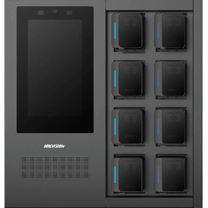 Estación de Carga y Respaldo de Información para Bodycam HIKVISION / Acceso por Reconocimiento Facial / Incluye 1 HDD de 2 TB