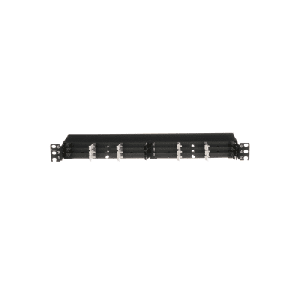 Panel de Distribución de Fibra Óptica, Acepta 18 Cassettes HD Flex en 4 Espacios, Hasta 144 Fibras, 1 UR