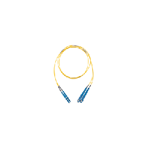 Jumper de Fibra Optica Monomodo 9/125 OS2, LC-SC Duplex, OFNR (Riser), Color Amarillo, 15 Metros (49.21 Pies)