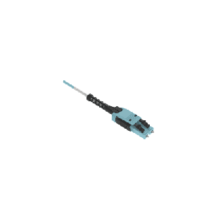 Jumper de Fibra Óptica Multimodo 50/125 OM4, LC-LC Uniboot Duplex, LSZH, Color Aqua, 3 Metros (9.84 Pies)