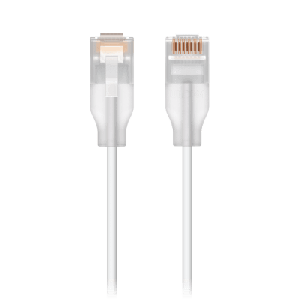 Patchcord UniFi Etherlighting? de 3 Metros (9.84 Pies), hasta 10GbE / Soporta hasta PoE+++ / Conector RJ45 Transparente para Mejores Efectos de Luz con Switches USW PRO MAX
