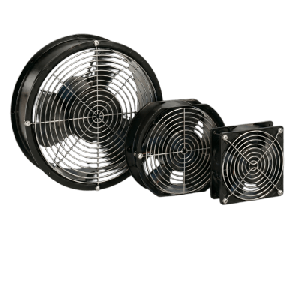 Ventilador Axial Compacto 6 Pulgadas / 115VAC / 102CFM / Silencioso / Acero Negro / 50,000 Horas Operación