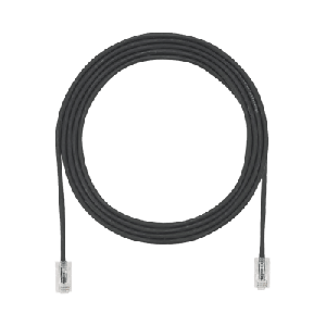 Cable de Parcheo UTP Cat6A, CM/LSZH, Diámetro Reducido (28AWG), Color Negro, 6 ft.