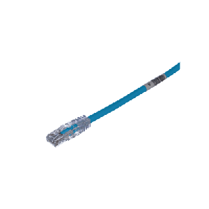 Cable de Parcheo TX6, UTP Cat6, 24 AWG, CM, Color Azul, 7.01 Metros (23 Pies)