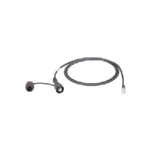 Patch Cord Cat6A IndustrialNet, Blindado S/FTP, Con Plug Industrial y Tapa en Un Extremo, 1 Metro (3.28 Pies)