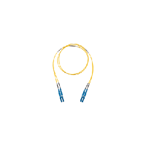 Jumper de Fibra Optica Monomodo 9/125 OS2, LC-LC Duplex, OFNR (Riser), Color Amarillo, 8 Metros (26.25 Pies)