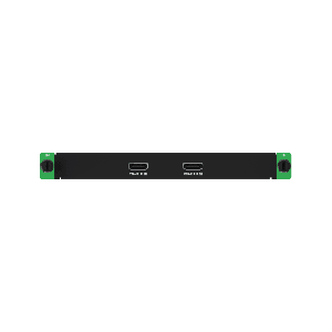 Tarjeta de Entrada HDMI 4K 2 Canales / Resolución 4K60 (4096x2160) / HDMI 2.0 / HDR10 y HLG / HDCP 2.3 / Audio Dual Channel 48 kHz / Frame Rate 24-120 Hz