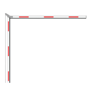 Brazo Articulado 4 mts (2+2) para Barreras Hikvision Serie DSTMG520 / Requiere Enganche Articulado