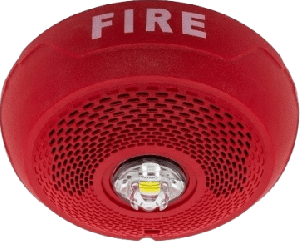 BOC C/LAMP ESTROBOSCOPICA tipo LED MONT EN TECHO CLR ROJO