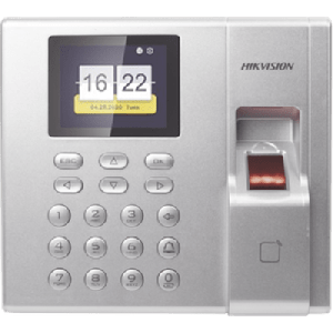 Terminal de Control de Acceso y Asistencia / Huella y Tarjetas EM / 1,000 Usuarios / Hik-Connect P2P / Pantalla LCD 2.4" / iVMS-4200