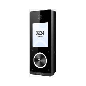 Terminal Facial Min Moe WiFi & PoE con Botón de Llamada / Exterior IP65 / Tarjetas Virtuales Bluetooth con HikConnect Teams / 1000 Rostros y 3,000 Tarjetas MIFARE / HIK-IA