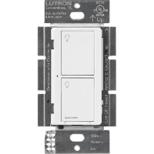 (Caseta Wireless) Interruptor Inteligente On/Off, No requiere cable neutro. 5A /120-277V