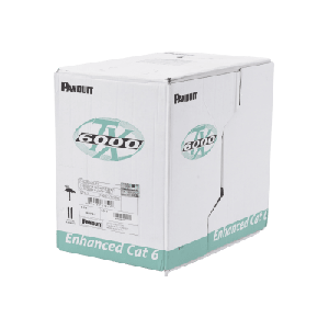 Bobina de Cable UTP 305 Metros (1000 Pies) de Cobre, TX6000? PanNet, Reelex, Gris Internacional, Categoría 6 Mejorado (23 AWG), PVC (CM), de 4 Pares