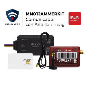 KIT comunicador MN01LTEM + ECO5LITE + SIM500MB2Y / Detección de JAMMER